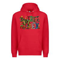 Red tree rex coffee drink Premium Hoodie - Zillion Design Studio