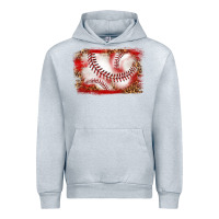 Heather Grey baseball background Urban Hoodie - texasbilliewilder