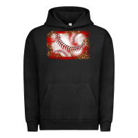 Pigment Black baseball background Urban Hoodie - texasbilliewilder