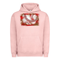 Pigment Salmon baseball background Urban Hoodie - texasbilliewilder