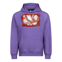 Tulip baseball background Urban Hoodie - texasbilliewilder