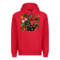 Red meowy christmas Premium Hoodie - Zillion Design Studio