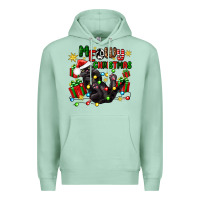 Seafoam meowy christmas Premium Hoodie - Zillion Design Studio