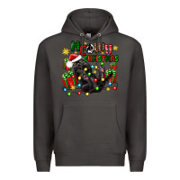 Smoke meowy christmas Premium Hoodie - Zillion Design Studio