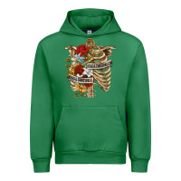 Emerald Kinda Emotionless Kinda Emotional Skeleton Urban Hoodie - RanaPortraitStore