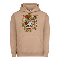 Pigment Burro Kinda Emotionless Kinda Emotional Skeleton Urban Hoodie - RanaPortraitStore