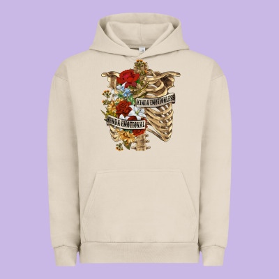Urban Hoodie Kinda Emotionless Kinda Emotional Skeleton
