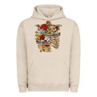 Pigment French Oak Kinda Emotionless Kinda Emotional Skeleton Urban Hoodie - RanaPortraitStore
