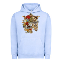 Pigment Grape Ice Kinda Emotionless Kinda Emotional Skeleton Urban Hoodie - RanaPortraitStore