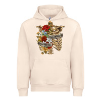 Sandshell Kinda Emotionless Kinda Emotional Skeleton Urban Hoodie - RanaPortraitStore
