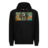 Black Wings Cross Faith Premium Hoodie - RanaPortraitStore