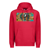Cardinal Wings Cross Faith Premium Hoodie - RanaPortraitStore