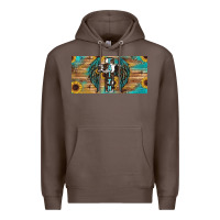 Coffee Wings Cross Faith Premium Hoodie - RanaPortraitStore