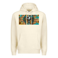 Sandshell Wings Cross Faith Premium Hoodie - RanaPortraitStore