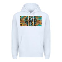 White Wings Cross Faith Premium Hoodie - RanaPortraitStore