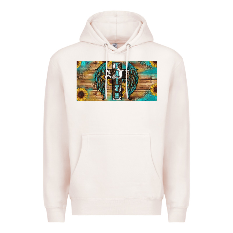Wings Cross Faith Premium Hoodie by RanaPortraitStore | Teevron