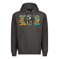 Smoke Wings Cross Faith Premium Hoodie - RanaPortraitStore