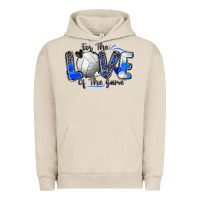 Pigment French Oak for the love of the game volleyball Urban Hoodie - Zillion Design Studio