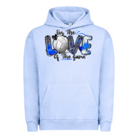Pigment Grape Ice for the love of the game volleyball Urban Hoodie - Zillion Design Studio