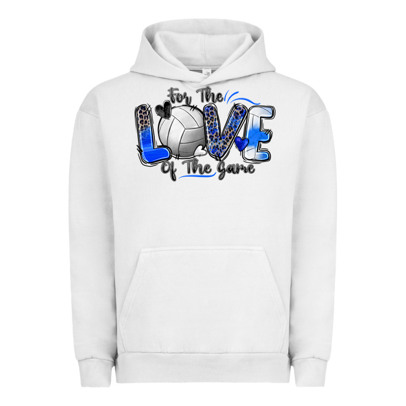 For The Love Of The Game Volleyball Urban Hoodie by Zillion Design Studio | Teevron