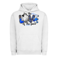 Pigment Lunar Rock for the love of the game volleyball Urban Hoodie - Zillion Design Studio