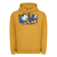 Pigment Peanut Butter for the love of the game volleyball Urban Hoodie - Zillion Design Studio