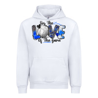 White for the love of the game volleyball Urban Hoodie - Zillion Design Studio