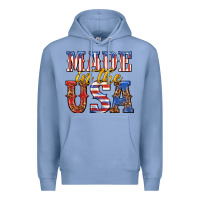 Colony Blue made in the usa Premium Hoodie - texasbilliewilder