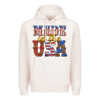 Pale Pink made in the usa Premium Hoodie - texasbilliewilder