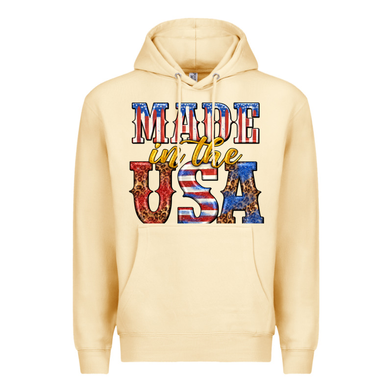 Made In The Usa Premium Hoodie by texasbilliewilder | Teevron