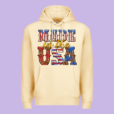 Made In The Usa Premium Hoodie Designed By Texasbilliewilder