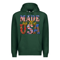 Sports Green made in the usa Premium Hoodie - texasbilliewilder
