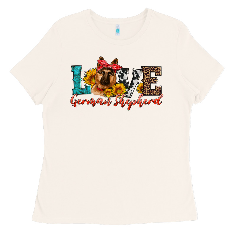 Love German Shepherd Ladies Tee by Artiststas | Teevron