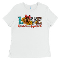 White love german shepherd Ladies Tee - Artiststas