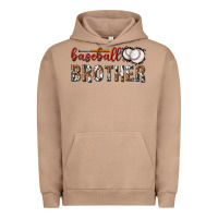 Pigment Burro baseball brother with leopard Urban Hoodie - texasbilliewilder