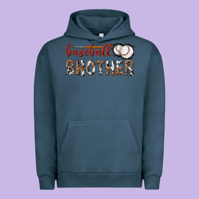 Urban Hoodie baseball brother with leopard