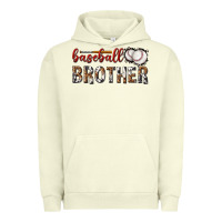 Pigment Pistachio baseball brother with leopard Urban Hoodie - texasbilliewilder