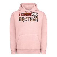 Pigment Salmon baseball brother with leopard Urban Hoodie - texasbilliewilder