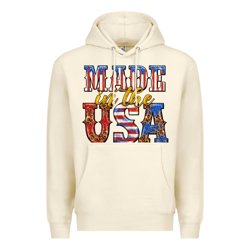 Made In The Usa Premium Hoodie by texasbilliewilder | Teevron