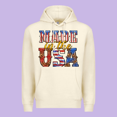 Made In The Usa Premium Hoodie Designed By Texasbilliewilder