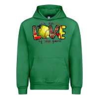 Emerald for the love of the game softball Urban Hoodie - Zillion Design Studio