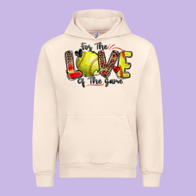 Urban Hoodie for the love of the game softball