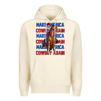 Sandshell make america cowboy again Premium Hoodie - texasbilliewilder