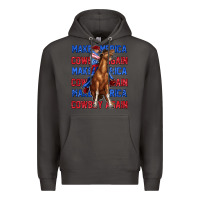 Smoke make america cowboy again Premium Hoodie - texasbilliewilder