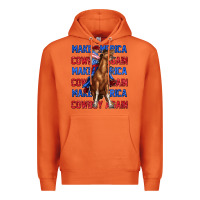 Carrot make america cowboy again Premium Hoodie - texasbilliewilder
