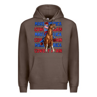 Coffee make america cowboy again Premium Hoodie - texasbilliewilder