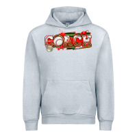 Heather Grey baseball coach Urban Hoodie - texasbilliewilder