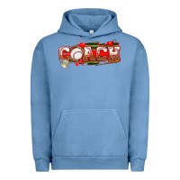 Pigment Pebble Blue baseball coach Urban Hoodie - texasbilliewilder