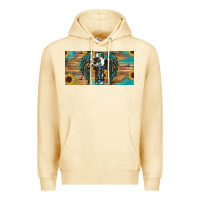 Pina Colada Blessed cros sunflowers Premium Hoodie - RanaPortraitStore