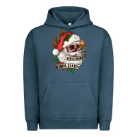 Pigment Midnight Navy Kinda merry kinda scary Urban Hoodie - RanaPortraitStore